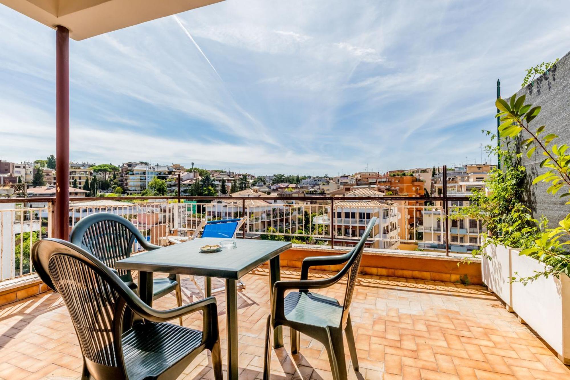 Апартаменты L'Attico Con Terrazza In Corso Francia Рим Экстерьер фото